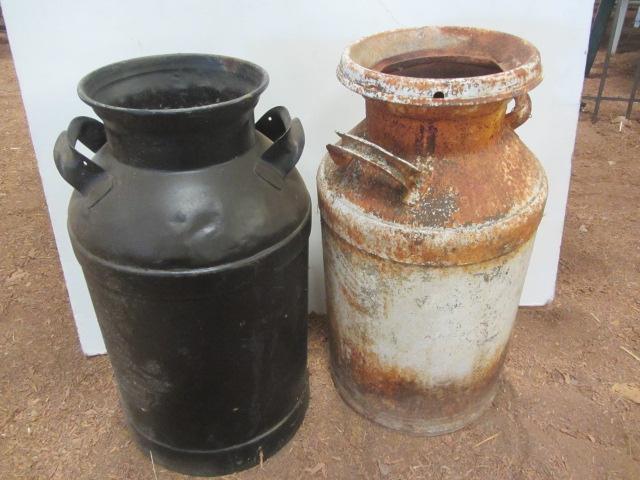 lot 159 image: Two Milk Cans