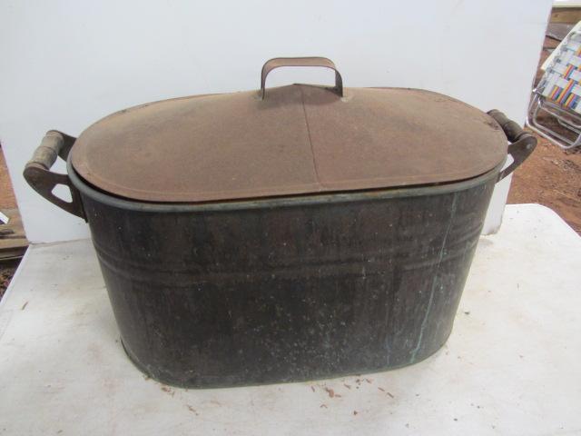 lot 161 image: Antique Copper Boiler
