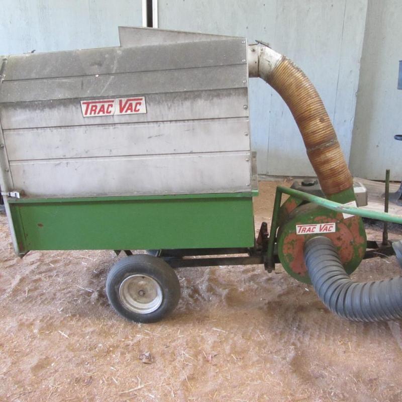 lot 2 image: Trac Vac Lawn Vacuum