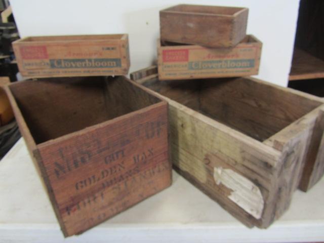 lot 310 image: Vintage General Store Boxes