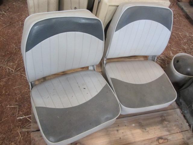 lot 324 image: Grey Boat Seats