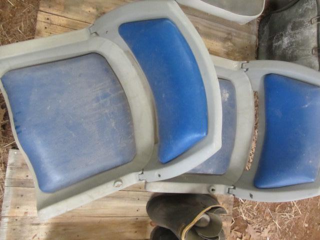 lot 325 image: Blue Boat Seats