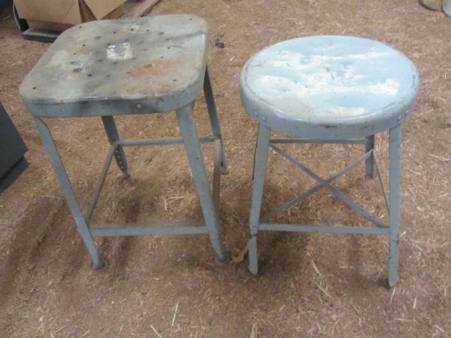 lot 338 image: Metal Stools