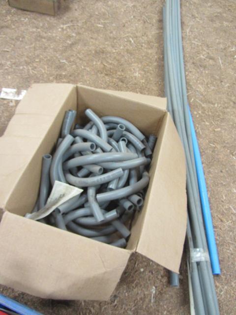 lot 340 image: Conduit 10ft & Elbows
