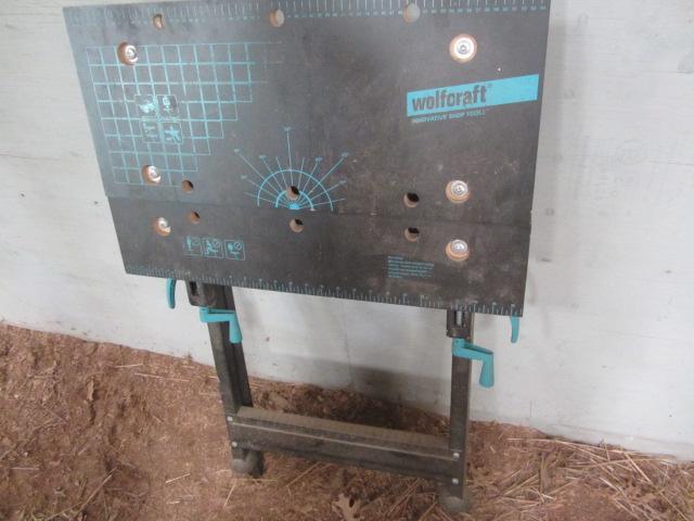 lot 345 image: Wolfcraft Folding Work Table