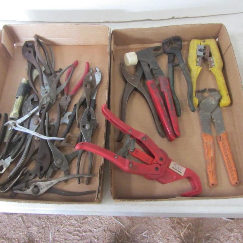 lot 41 image: Conduit Cutter, Wire Stripper, Pliers