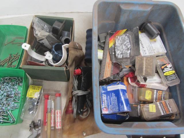 lot 423 image: Brads, Staples, Hardware