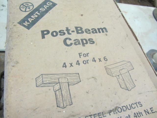 lot 427 image: Post Beam Caps, Step Brackets