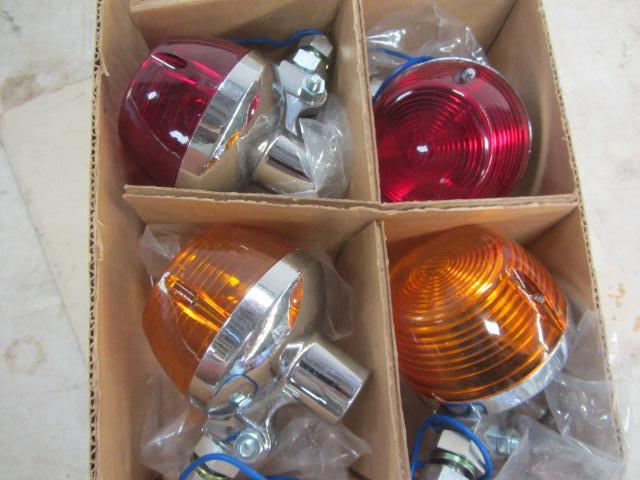 lot 432 image: 1970s Turn Signal Kit for Motorcycle, NOS