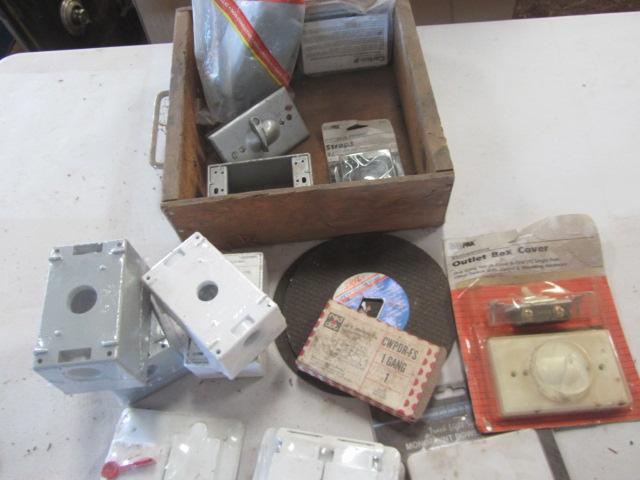 lot 446 image: Outlet Boxes, Gang Boxes