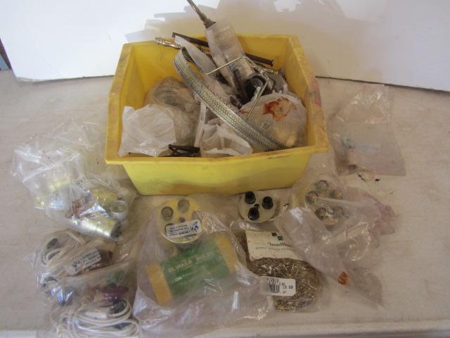 lot 84 image: Lamp Making & Repair Parts