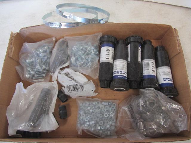 lot 86 image: Pop-up Sprinklers, Worm Gear Clamps