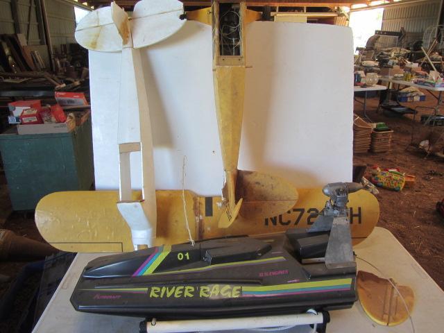 Gas Engine Boat & Airplane