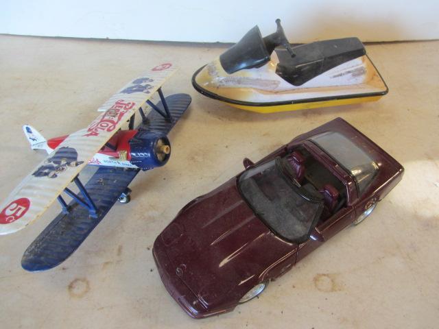 Convertible, Jet Ski, Pepsi Plane