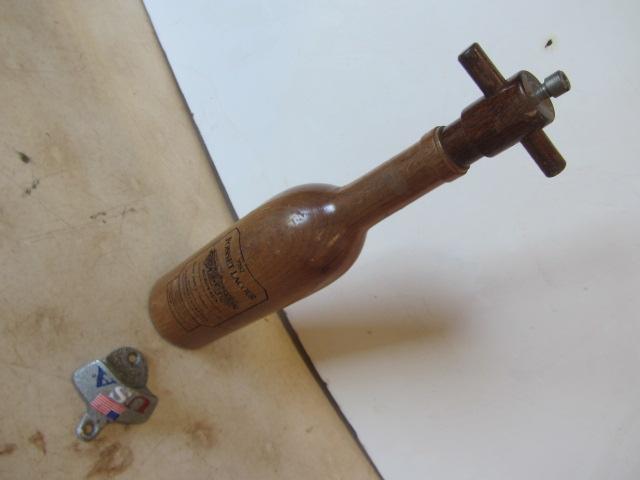 Bottle Opener, Wood Bottle
