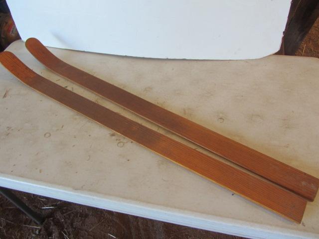Wooden Childs Skis