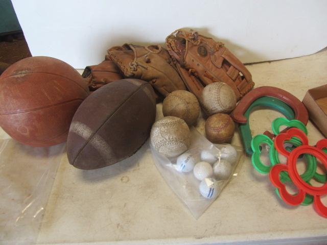 Baseball Mitts, Balls