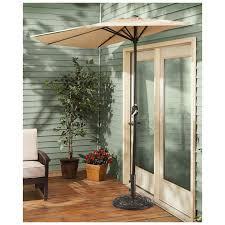 CASTLECREEK 8 Half Round Patio Umbrella