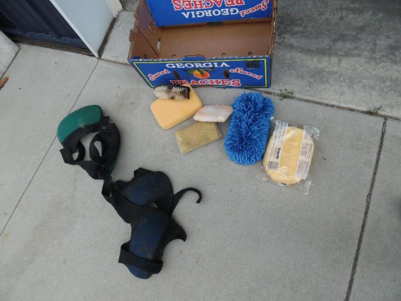 Sponges and Knee Pads