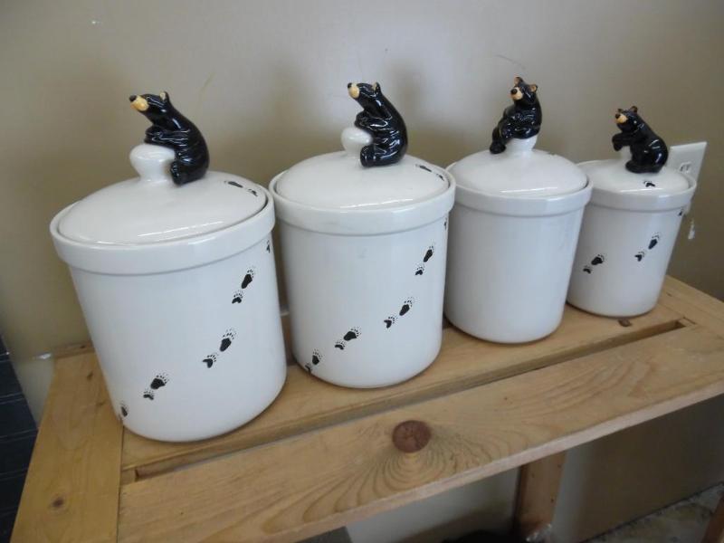 Bear Kitchen Canisters