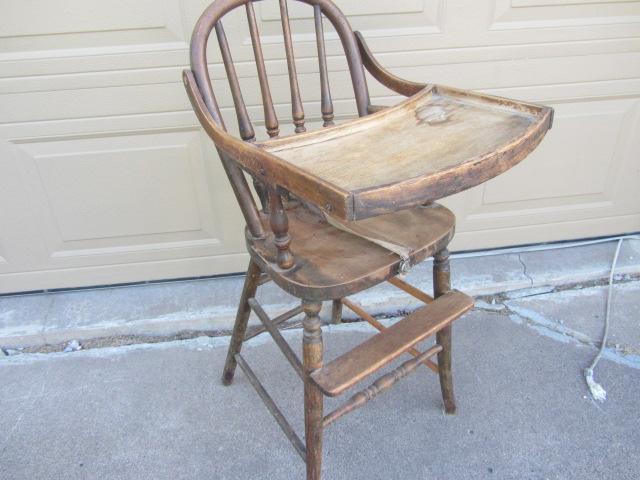 Antique Bentwood High Chair