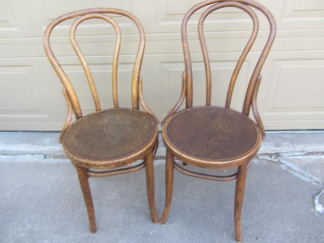 Antique Bentwood Ice Cream Chairs