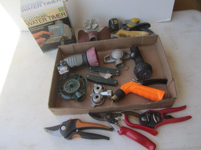Sprinkler, Nozzles, Pruners
