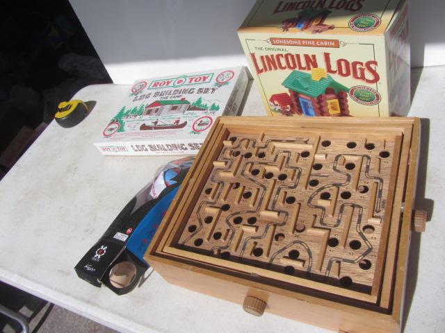 Lincoln Logs, Labyrinth, Kendama