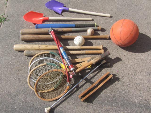 Baseball Bats, Racquets
