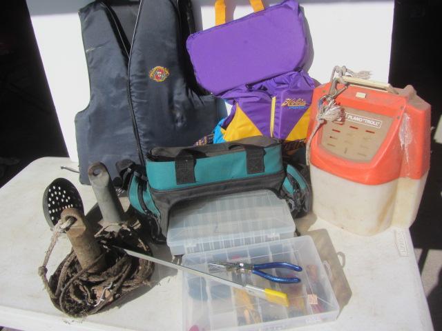 Anchors, Life Vests, Fishing