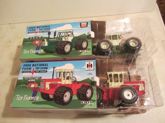 lot 104 image: Oliver & Intl Toy Tractors