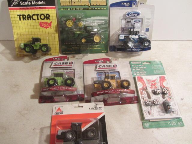 lot 122 image: Waterloo, Case, Ford, Scale Models