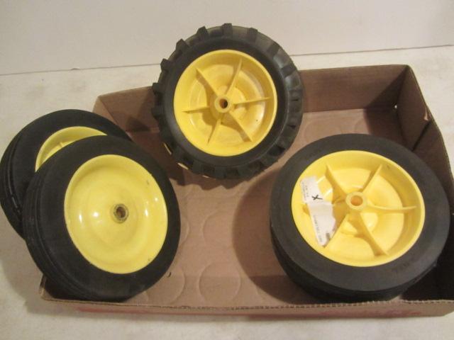 lot 130 image: New Tires for Pedal Tractors