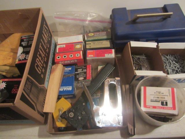 lot 147 image: Staplers, Hardware, Steel Wool