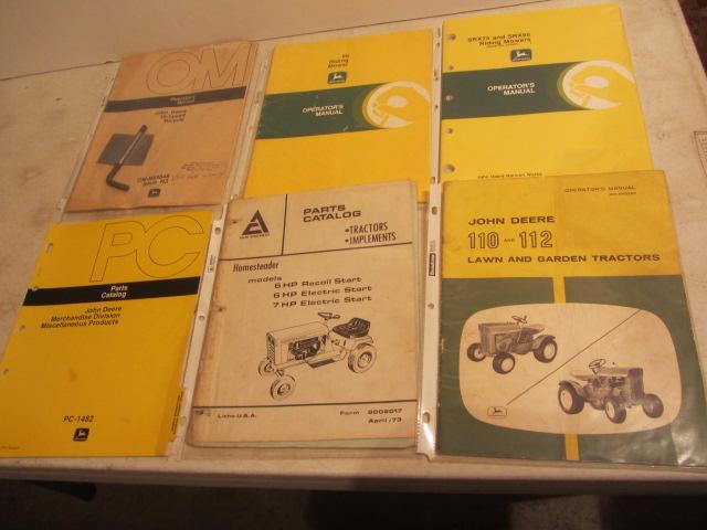 lot 165 image: Lawn & Garden Tractor Manuals