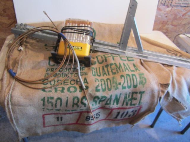 lot 197 image: Burlap Coffee Sacks, Shelf, Light