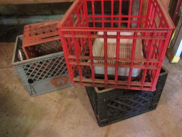 lot 200 image: Four Milk Crates