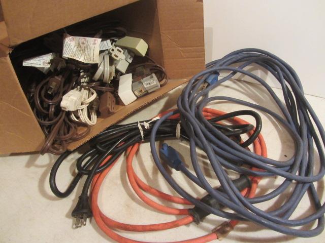 lot 215 image: Household Cords & Adapters
