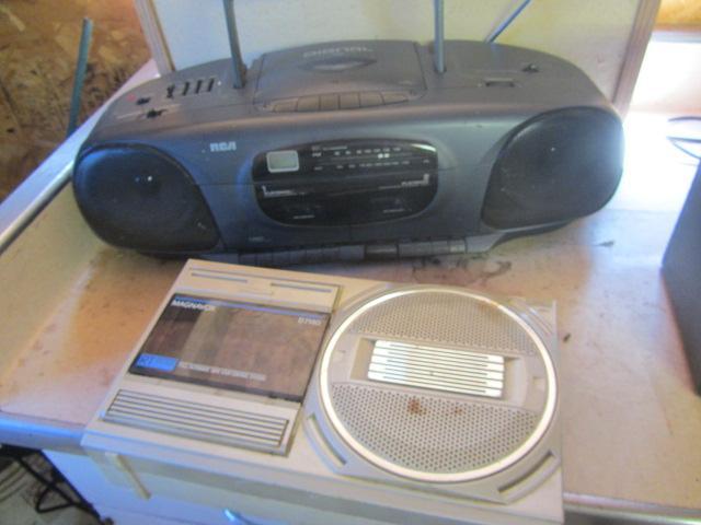 lot 221 image: RCA CD Radio, Magnavox Cassette