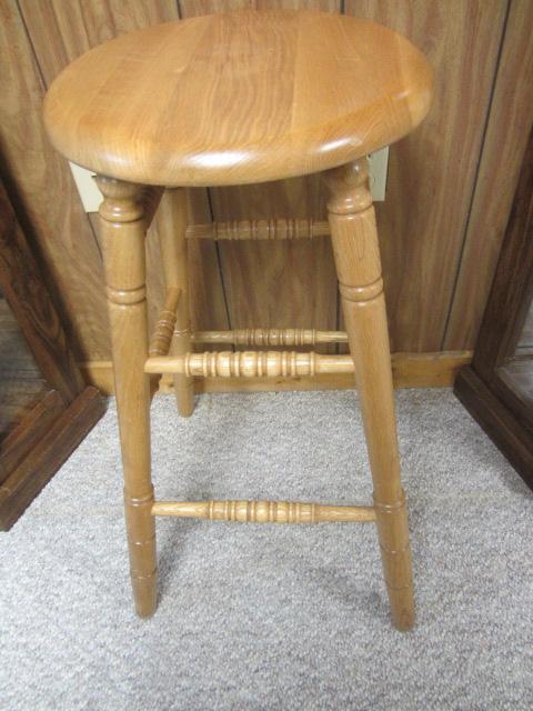 lot 252 image: Wooden Stool