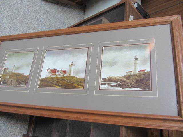lot 258 image: Lighthouse Trilogy Print