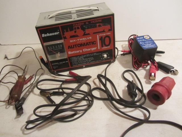 lot 33 image: Schaur & NAPA Battery Chargers
