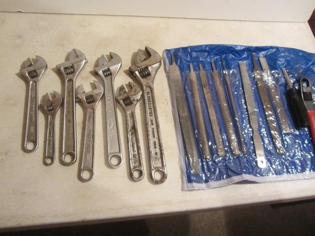 lot 37 image: Adjustable Wrenches