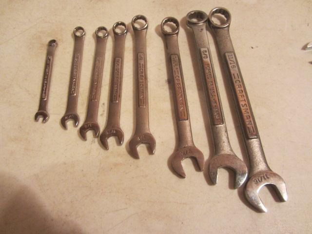 lot 40 image: Craftsman Combo Wrenches
