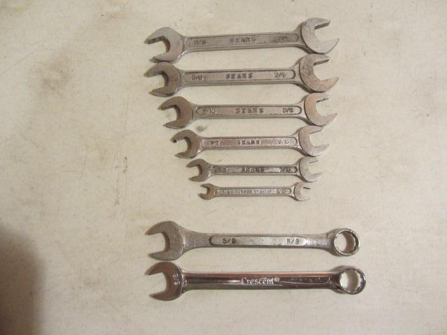 lot 41 image: Sears Box End Wrenches