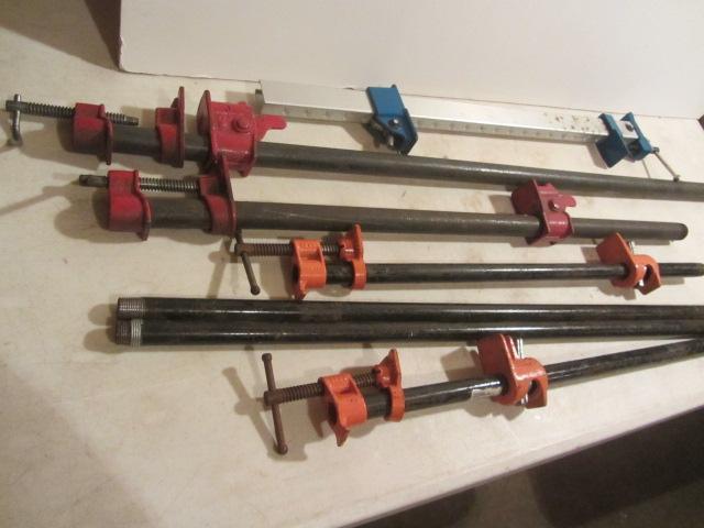 lot 78 image: Pipe Clamps, Saw Guide