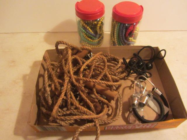 lot 88 image: Tie Down Ropes, Bungee Straps