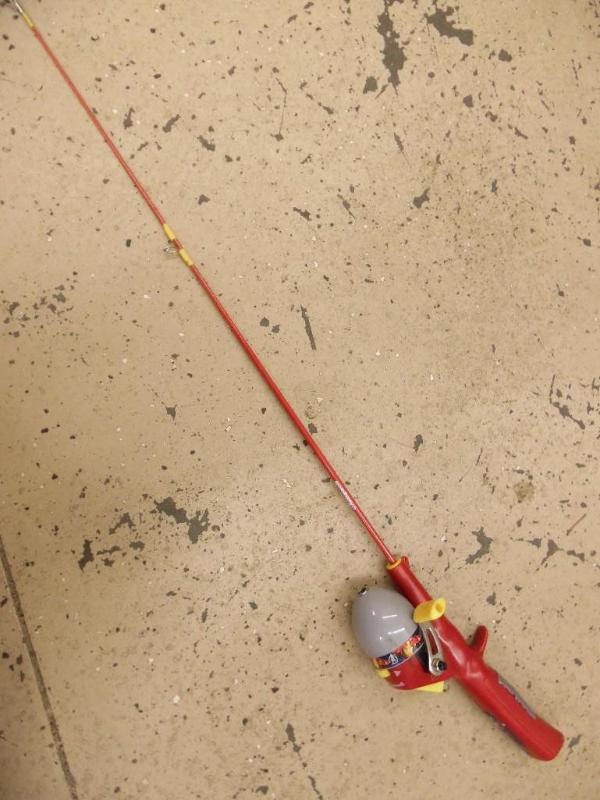 Childs fishing rod and reel