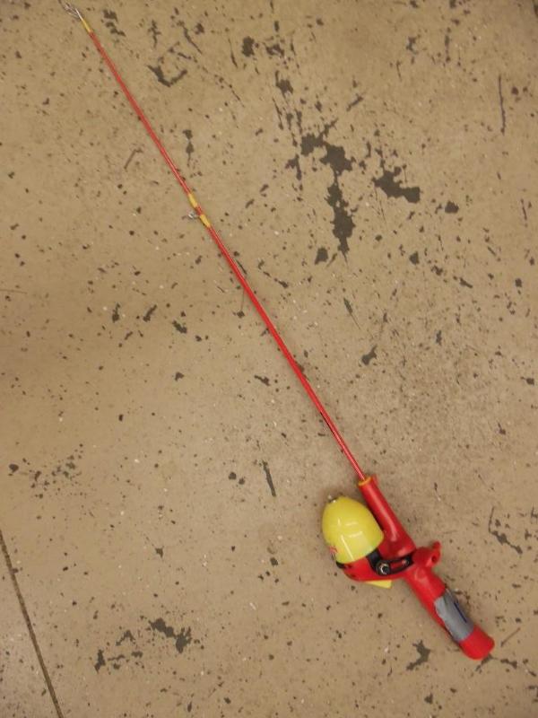 Childs fishing rod and reel