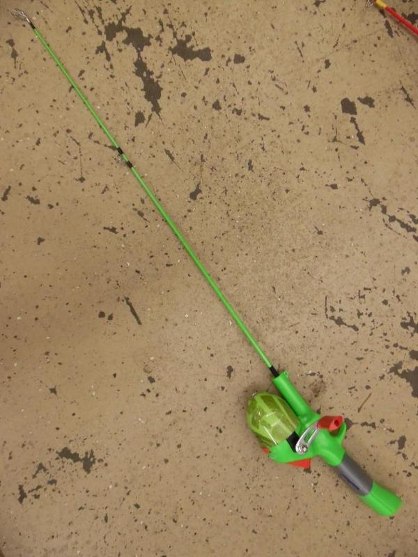 Childs fishing rod and reel